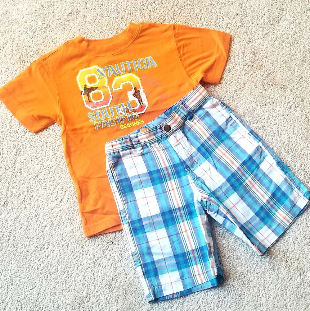 ⛵Nautica Boys 4T shorts set